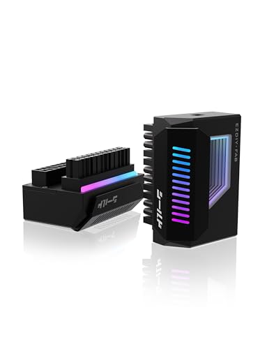EZDIY-FAB Shield 24-Pin Angle Adapter with Infinity Mirror ARGB